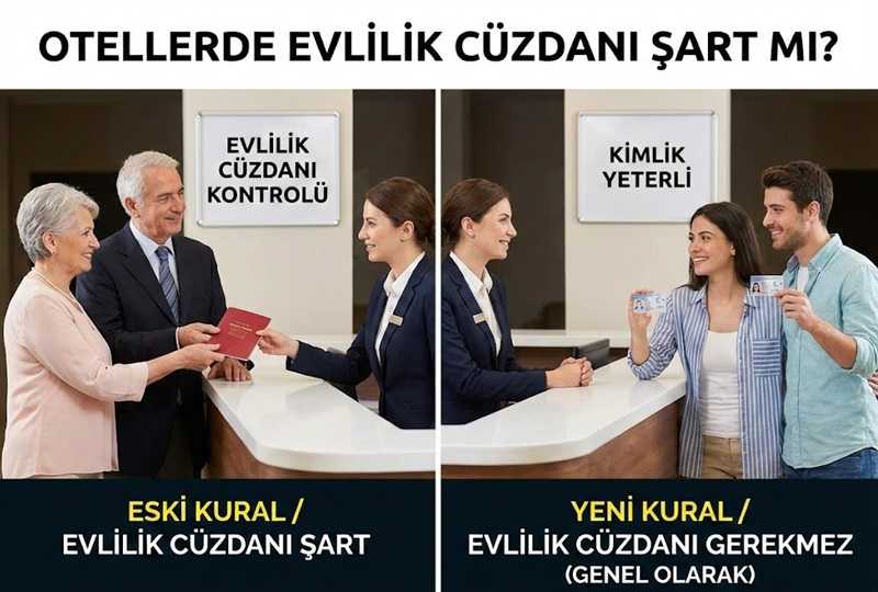 Otellerde evlilik cüzdanı şart mı